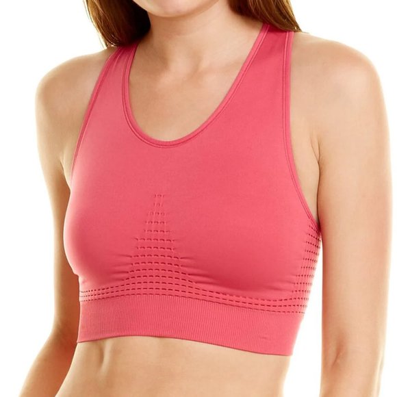 NEW Sweaty Betty Tayberry Pink Stamina Seamless Workout Sports Bra $40 Medium M - Picture 7 of 8